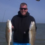 Another happy fisherman with his Port Aransas catch!